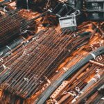 Metal structures for reinforced concrete